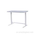 Sit Stand Desk Office Office Modern Glass Temper Glass Desk